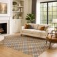 Dalyn Rug Company Soft Essentials Plaid Earth 9" x 12" Indoor/Outdoor Area Rug, , large