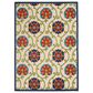 Nourison Aloha ALH19 7"10" x 10"6" Blue and Multicolor Indoor/Outdoor Area Rug, , large