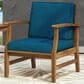 Hearth and Haven Perla Patio Club Chair with Cushions in Blue, , large