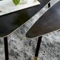 Uma Enterprises Modern Accent Table in Black and Gold (Set of 2), , large