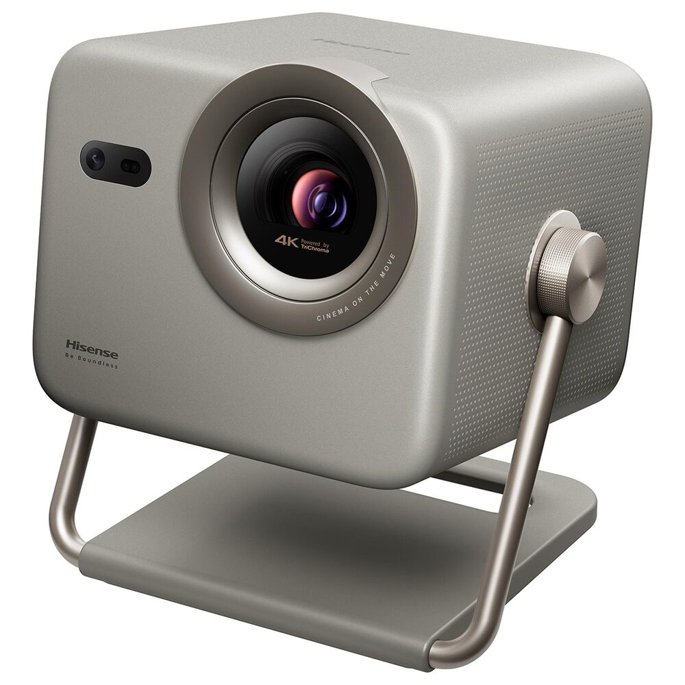 Hisense Triple Laser 4K Smart Mini Projector in Gray, , large