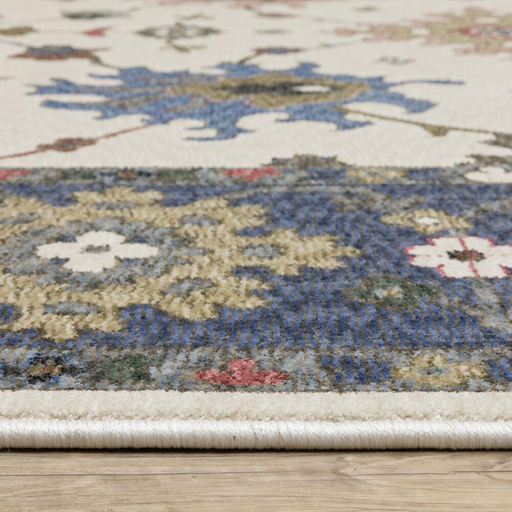 Oriental Weavers Hastings HA01E 2&#39;3&quot; x 7&#39;6&quot; Ivory Runner, , large