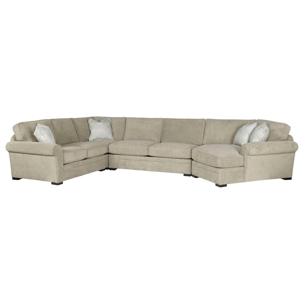 Jonathan Louis Orion 3-Piece Right-Facing Cuddler Sectional with Chaise in Nomad Snow, , large