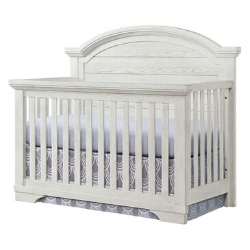 Eastern Shore Foundry Curved Top Convertible Crib in White Dove, , large