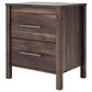Ashley Calverson 2-Drawer Nightstand in Mocha, , large