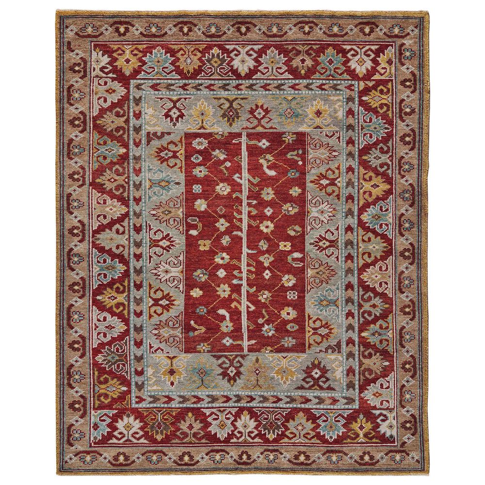 Feizy Rugs Piraj 5"6" x 8"6" Red Area Rug, , large