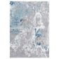 Safavieh Aston 4" x 6" Grey and Blue Area Rug, , large