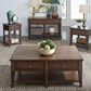 Belle Furnishings Lake House Sofa Table in Rustic Brown, , large