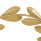 Maple and Jade 22" x 22" Coastal Leaves Wall Decor in Green and Gold, , large