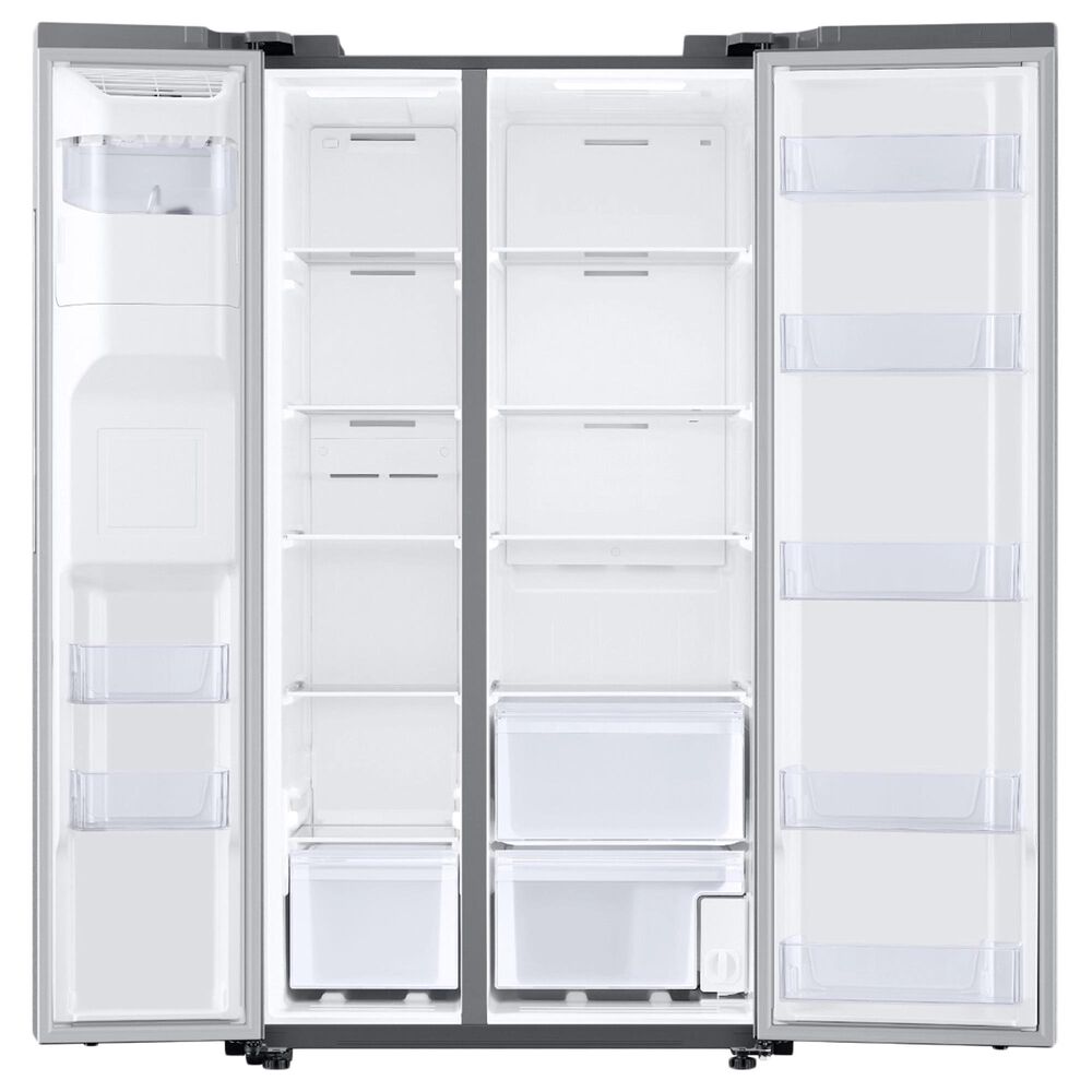 Samsung 27.4 Cu. Ft. Large Capacity Side by Side Refrigerator in Stainless Steel, , large