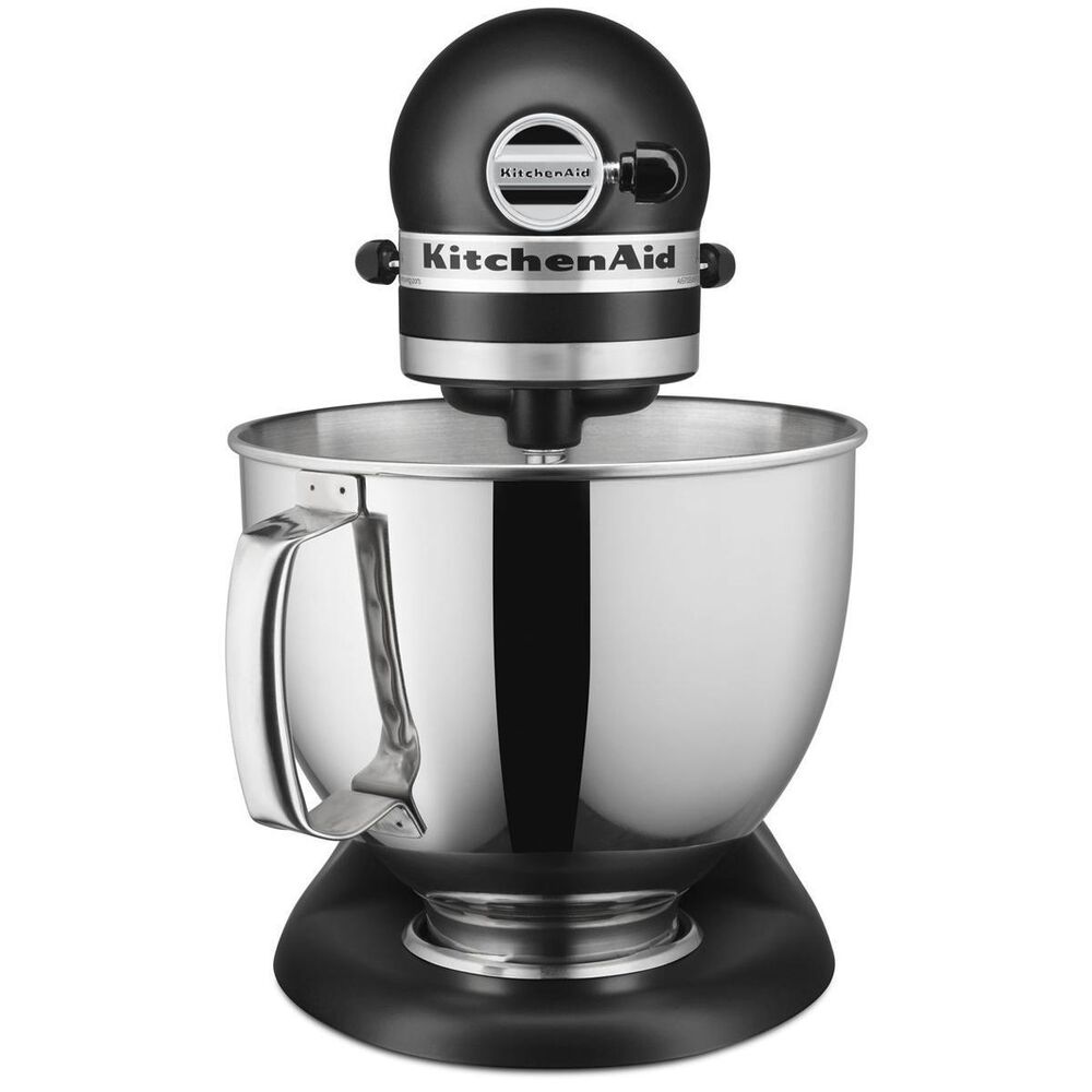 KitchenAid Artisan Series 5 Quart Stand Mixer in Black Matte, , large