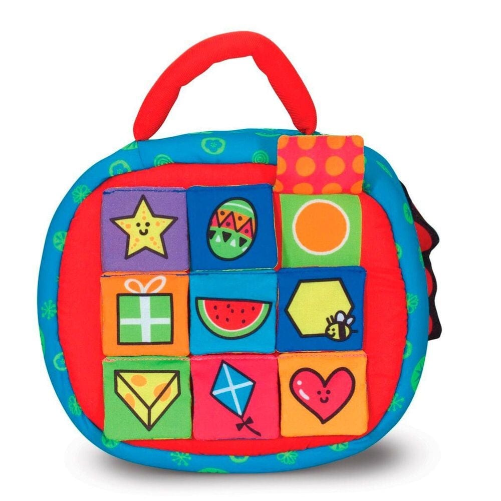 Melissa &amp; Doug Take-Along Shape Sorter Baby and Toddler Toy, , large