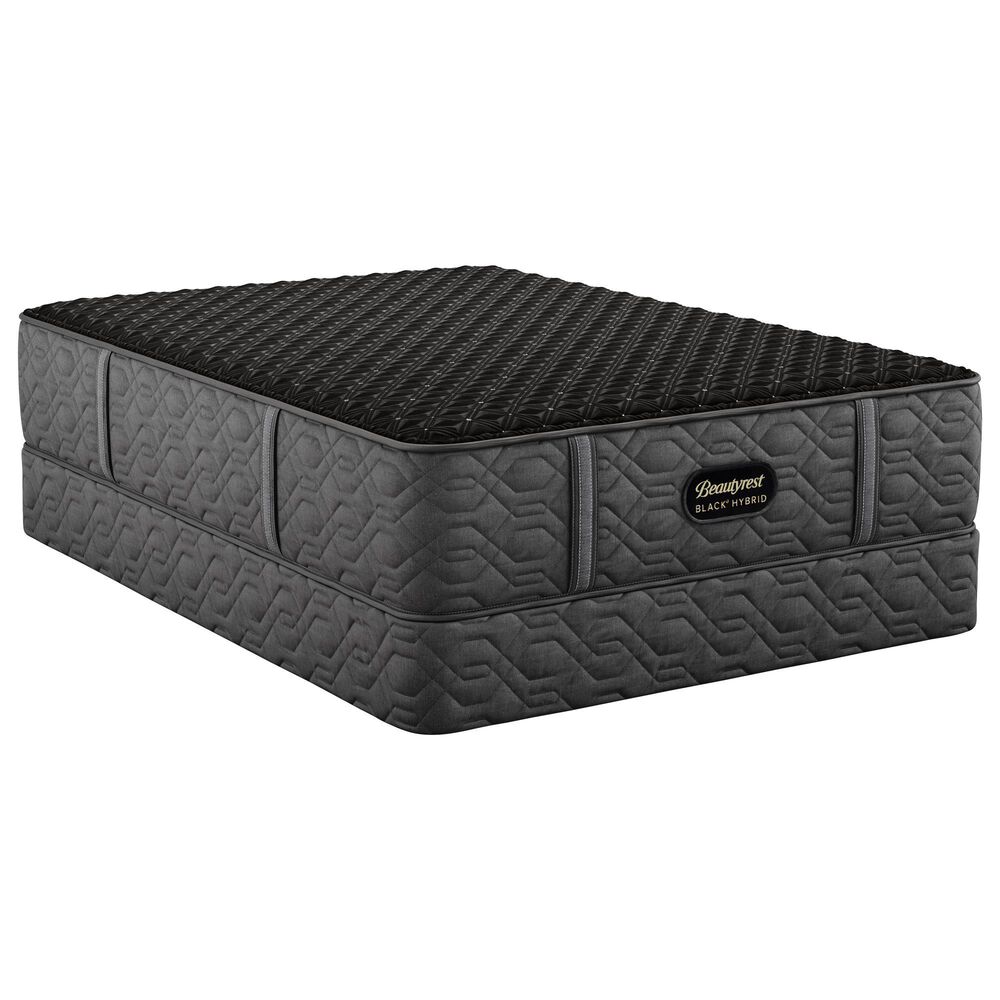 Beautyrest Black Hybrid Series3 Plush Queen Mattress with High Profile Box Spring, , large