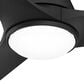 Hunter Aeronaut Outdoor Smart 52" Ceiling Fan with LED Light in Matte Black, , large