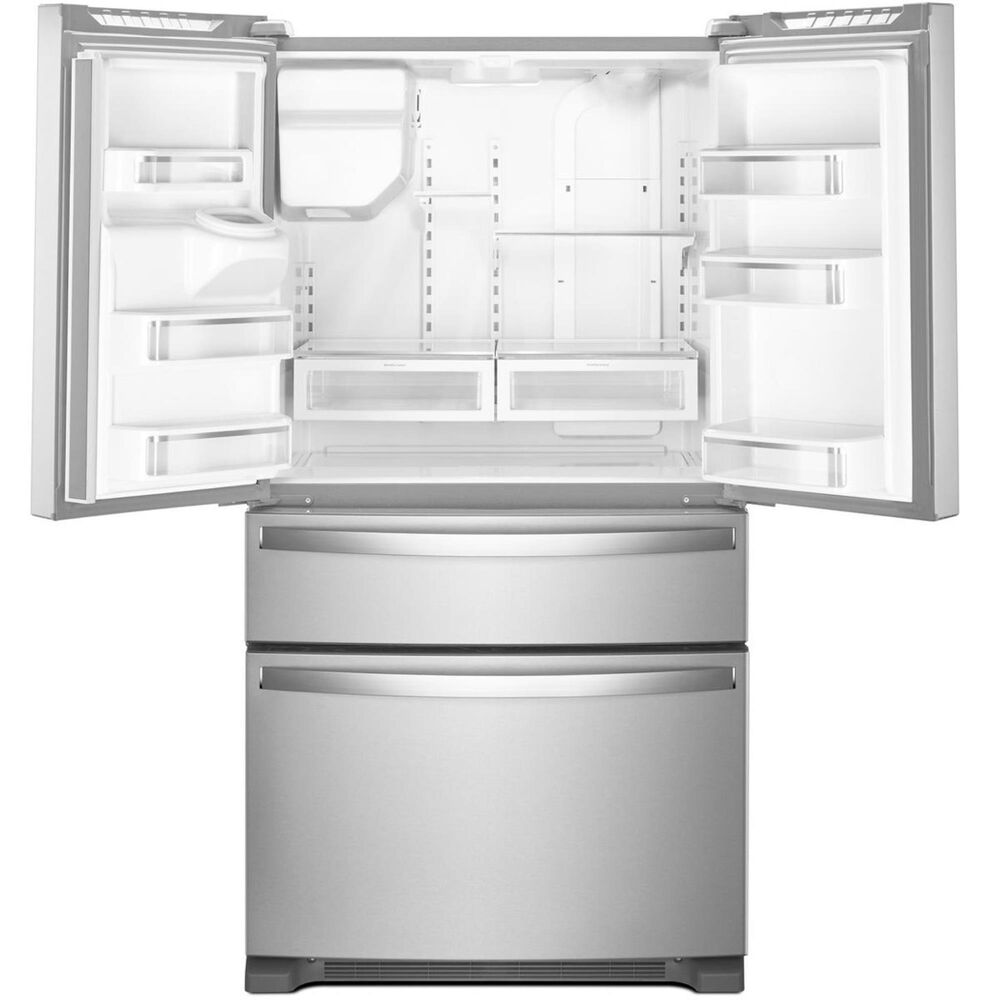 Whirlpool 25 Cu. Ft. 36&quot; Wide French Door Refrigerator in Stainless Steel, , large
