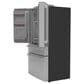 Cafe 22.3 Cu. Ft. 4-Door French Door Refrigerator in Stainless Steel, , large