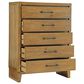 Ashley Sherbana 5-Drawer Chest in Light Brown, , large