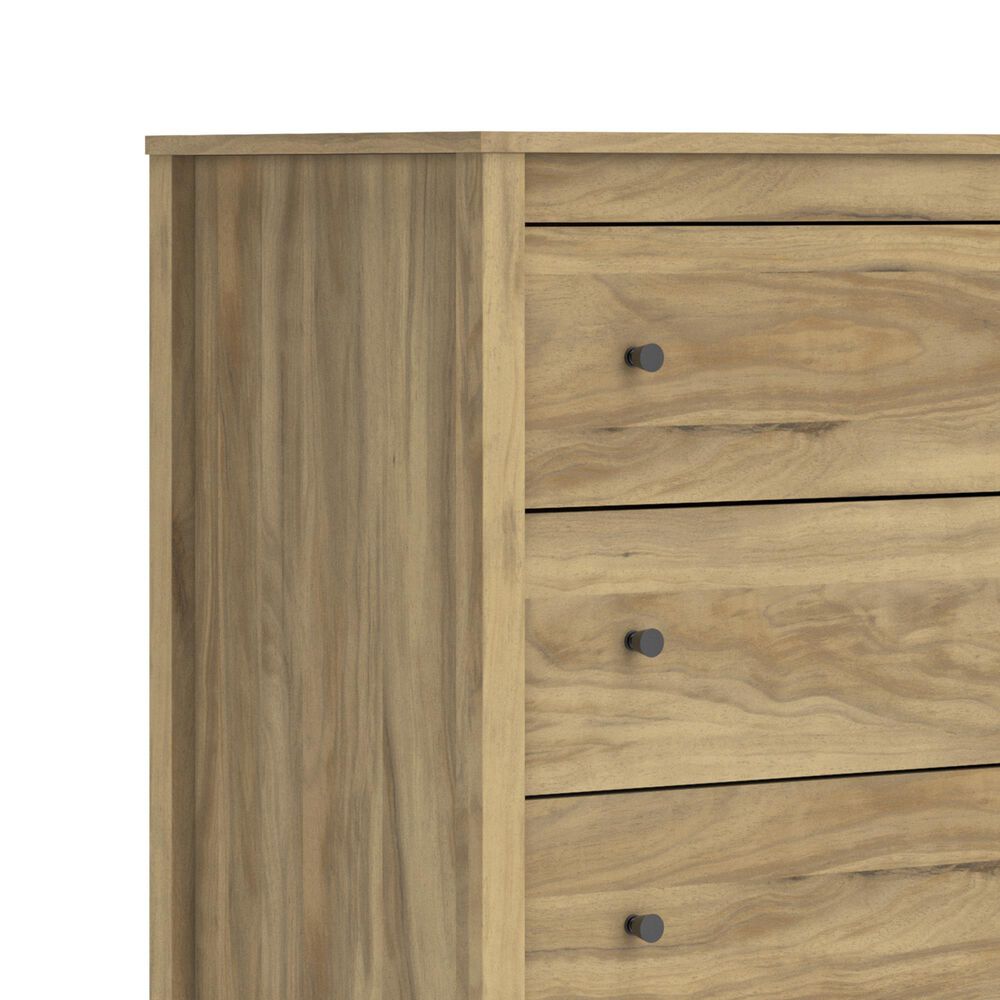 Ashley Bermacy 5-Drawer Chest in Light Brown, , large