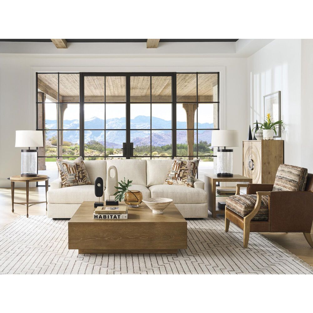 Lexington Home Brands Montecito Danielson Square Cocktail Table in Chaparral, , large