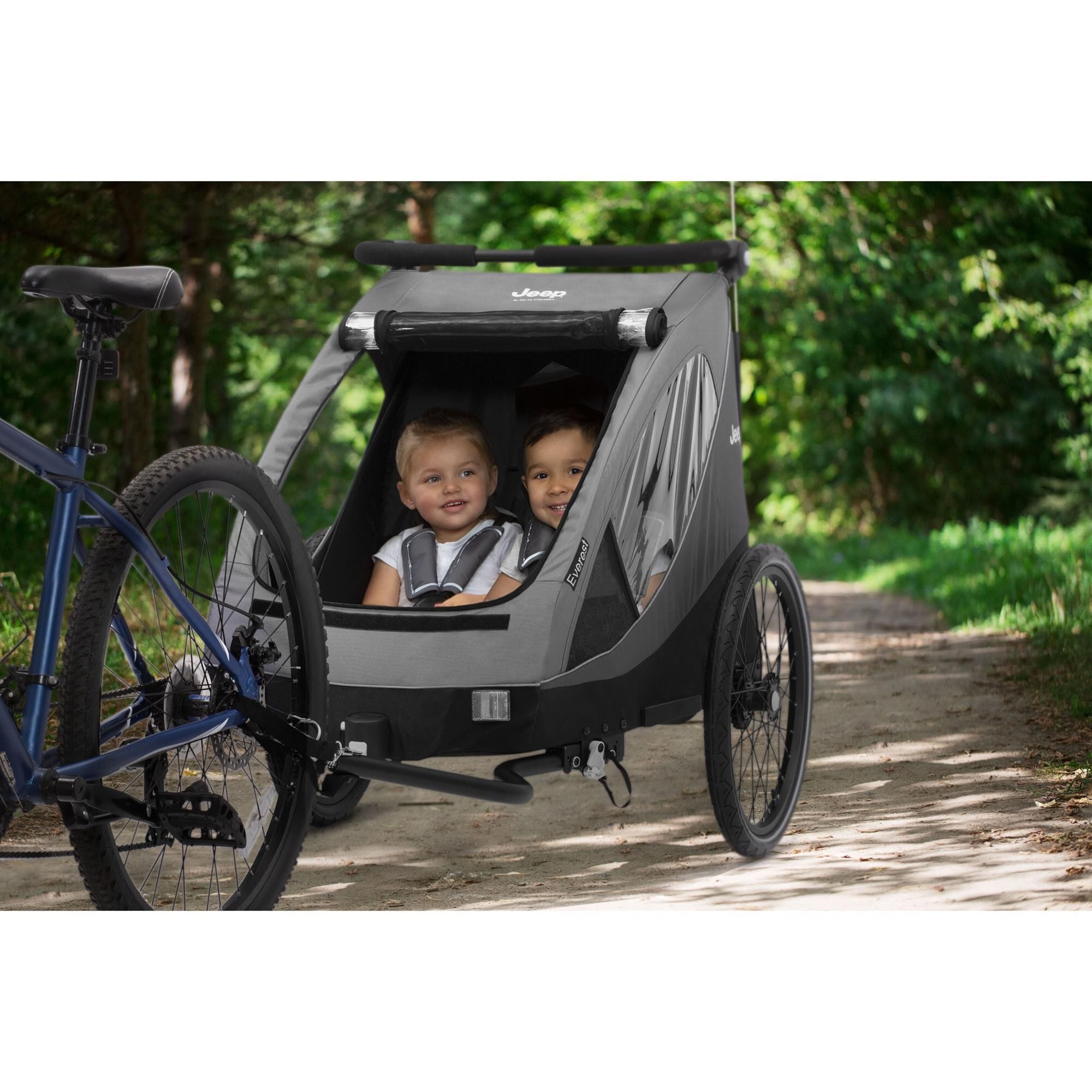 Jeep top bike trailer