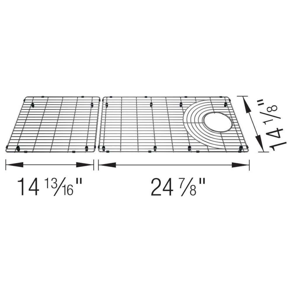 Blanco Inteos 45&quot; Sink Grid in Stainless Steel, , large