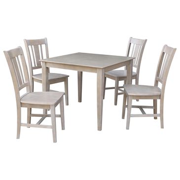 International Concepts San Remo 5-Piece Dining Set in Washed Gray Taupe, , large