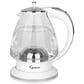 Jura H2O Glass 48 Oz Rapid Boil Kettle in White and Polished Chrome, , large