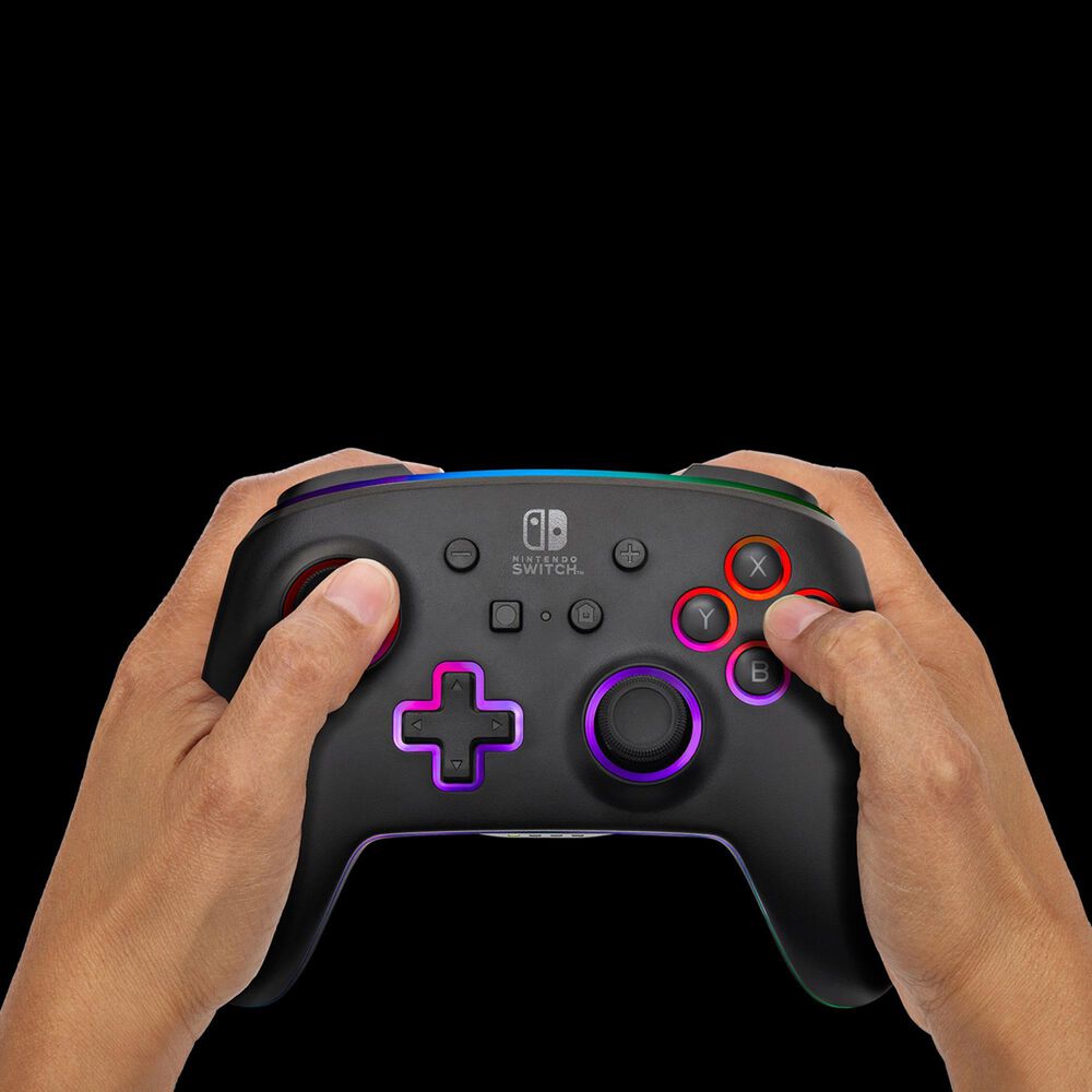 PowerA Enhanced Wireless Controller for Nintendo Switch with Lumectra in Black, , large