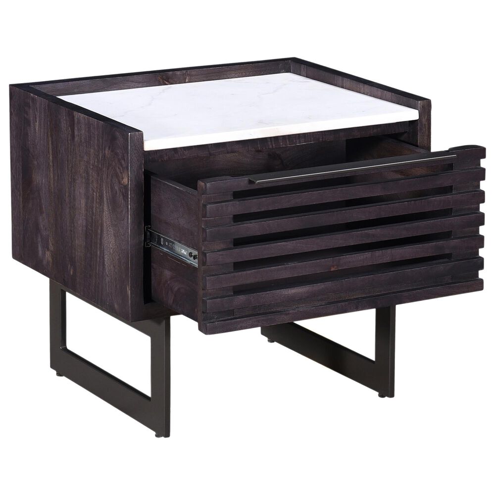 Moe&#39;s Home Collection Paloma 1 Drawer Nightstand in Grey, , large