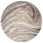 Jaipur Genesis Atha 6" Round Charcoal Gray Area Rug, , large