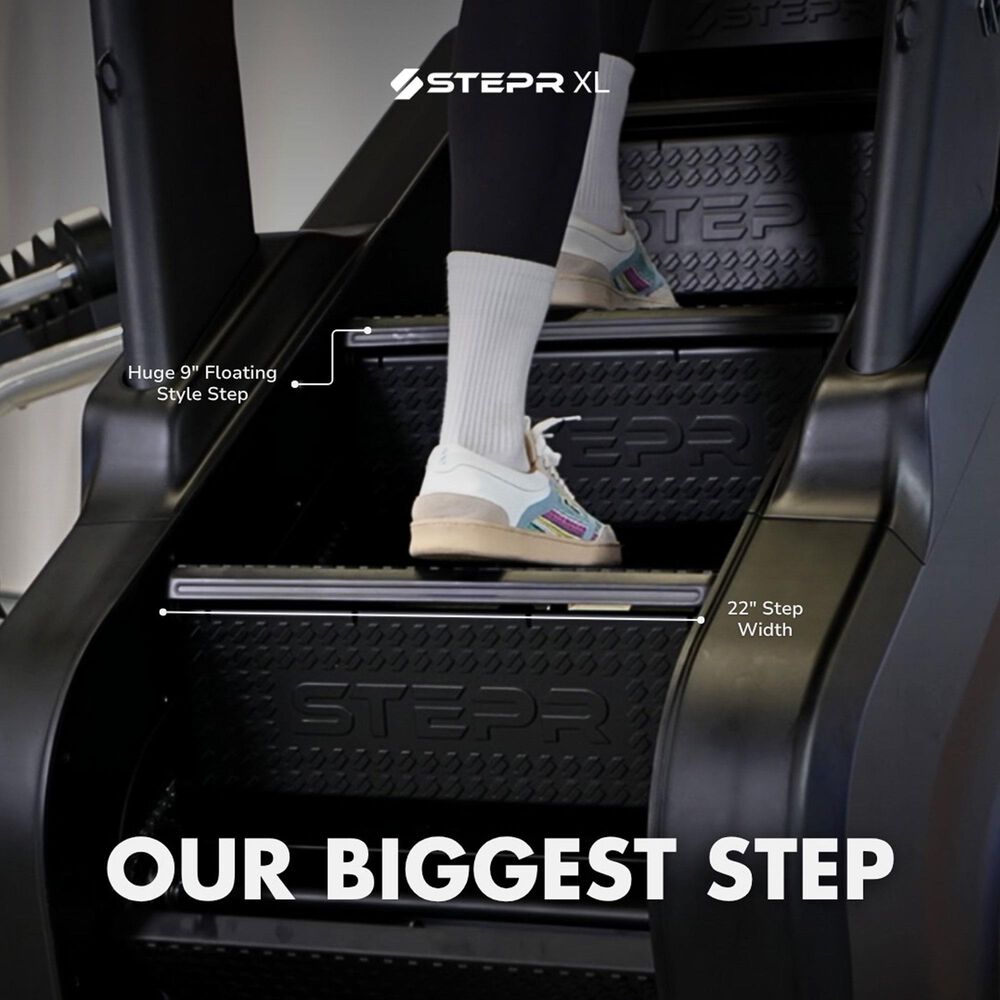 STEPR XL Classic Stair Climber with LED Console in Black, , large
