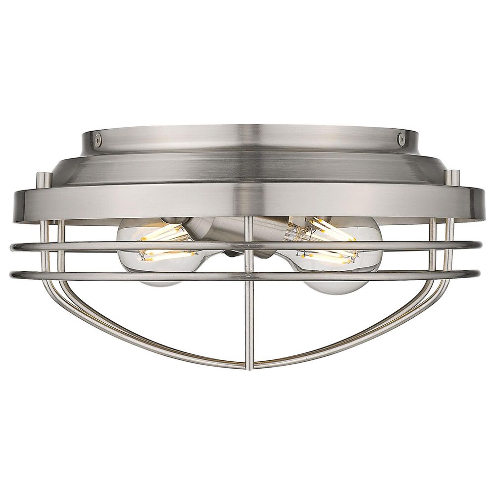 Golden Lighting Seaport Flush Mount in Pewter, , large