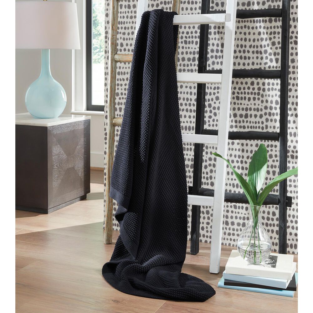 Ashley Gayelery 50&quot; x 60&quot; Throw in Black, , large
