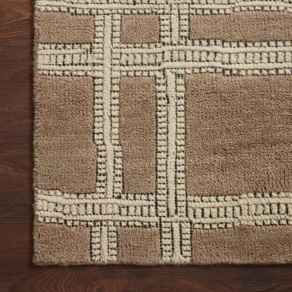 Loloi Milton 5&#39;6&quot; x 8&#39;6&quot; Taupe and Ivory Area Rug, , large