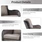 Sunwell Garden Patio Chair with Brown Frame in Gray (Set of 2), , large