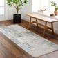 Surya Dresden Dusty Sage, Taupe, Deep Teal, Off-White, Ink Blue, Light Gray and Mustard 2"7" x 7"3" Runner, , large