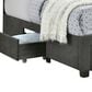 Pacific Landing Soledad Queen Upholstered Storage Bed in Grey, , large