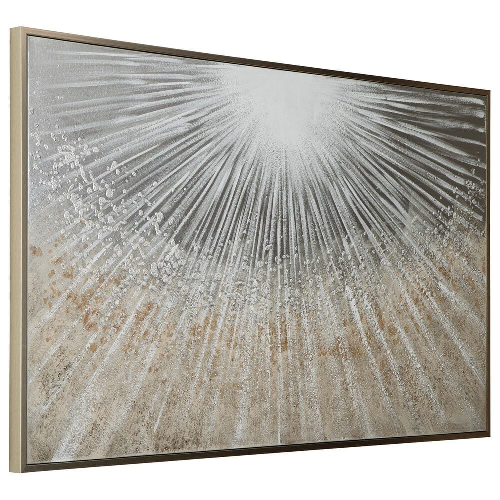 Ashley Waldard 60" x 36" Wall Art in Gray, Taupe and White, , large
