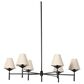Four Hands Dodie 6-Light Chandelier in Jet Black, , large