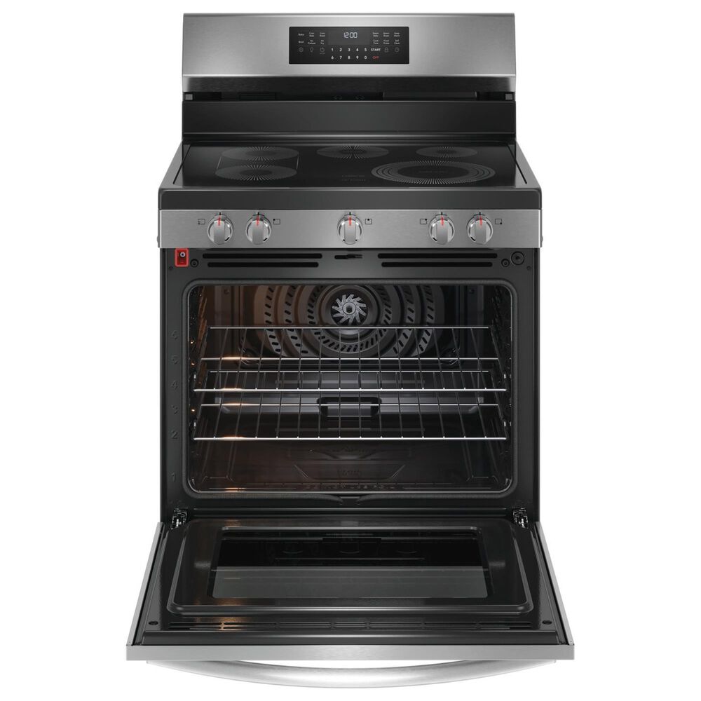 Frigidaire Gallery 30&quot; Rear Control Electric Range with Total Convection in Stainless Steel, , large
