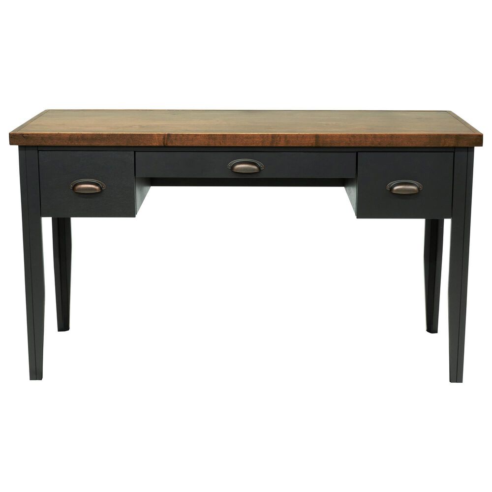 Legends Furniture Essex Writing Desk in Black and Whiskey, , large