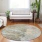 Dalyn Rug Company Ravenna RN3 8" Round Brown Area Rug, , large