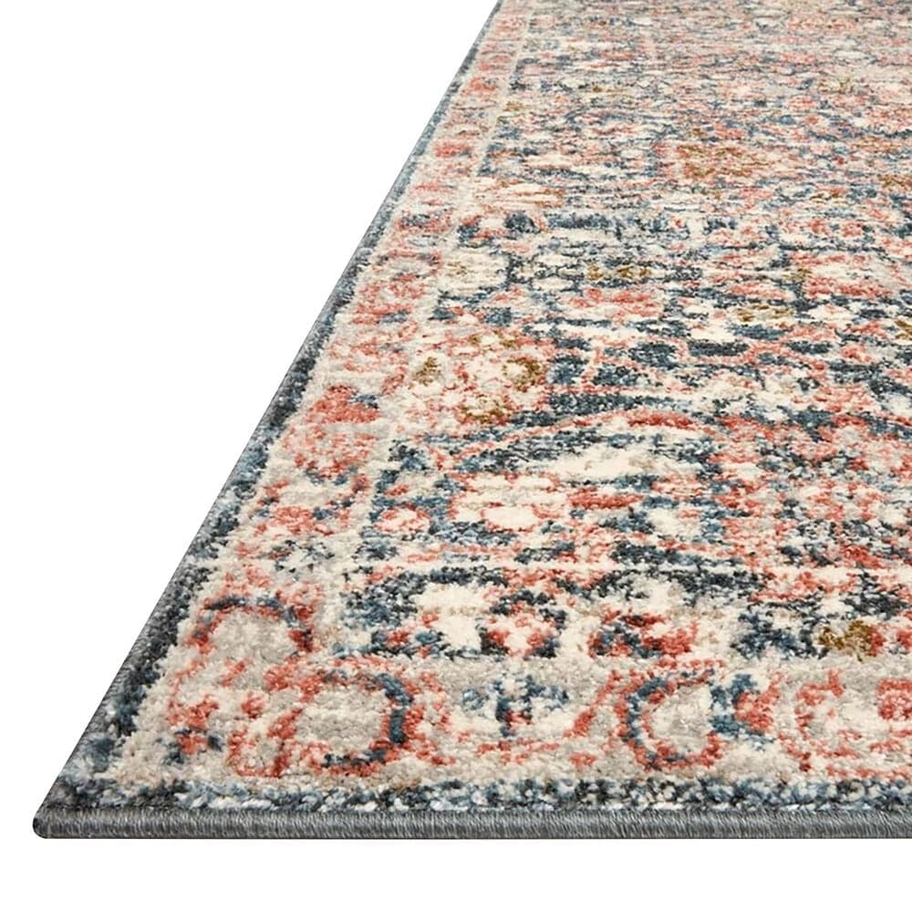 Loloi II Saban SAB-03 2&#39;7&quot; x 4&#39; Navy and Rust Area Rug, , large