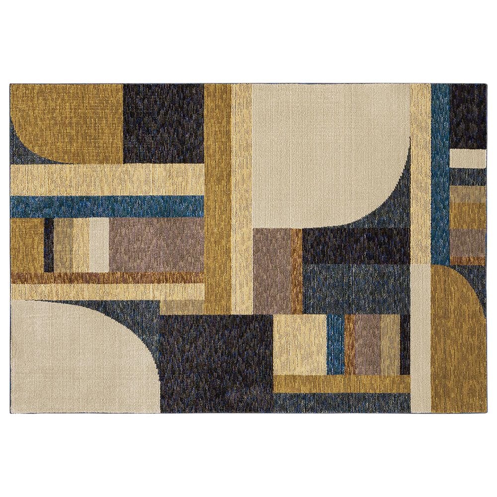 Oriental Weavers Strada STR01 5"3" x 7"3" Gold Area Rug, , large