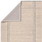 Jaipur Hadi Bilal 10" x 14" Pumice Stone, Humus, Frozen Dew, Fog and Almond Milk Area Rug, , large