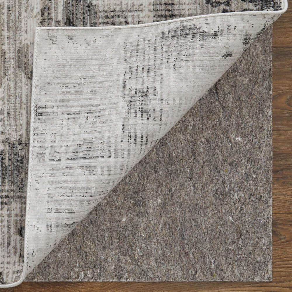 Feizy Rugs Sonora Gray and Ivory 6&#39;7&quot; x 9&#39;6&quot; Area Rug, , large