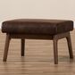 Baxton Studio Bianca Ottoman in Dark Brown, , large