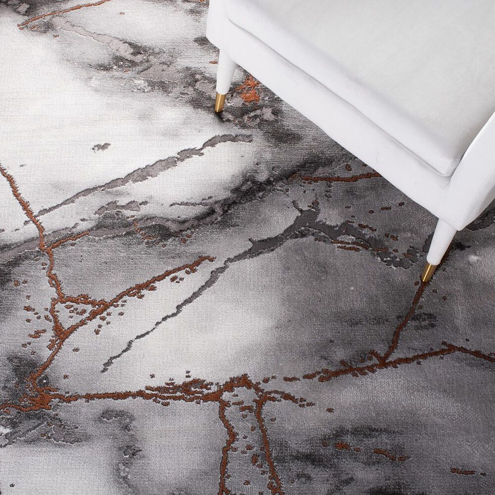 Safavieh Craft CFT877P 10&#39;6&quot; x 14&#39; Grey and Orange Area Rug, , large