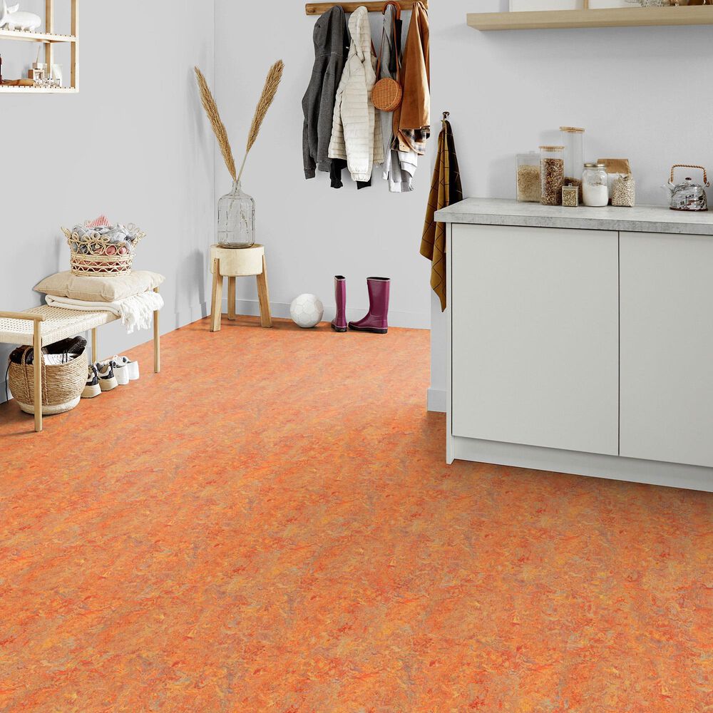 Forbo Marmoleum Cinch Loc Seal 12&quot; x 12&quot; Laminate Tile in Asian Tiger, , large