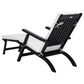Safavieh Piscataway Patio Lounge Chair in Black, , large